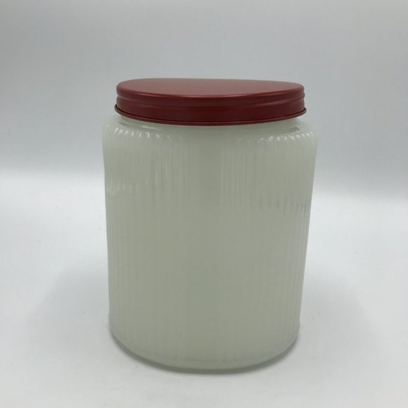 Tht 2004 Kitchen Vintage Large Milk Glass Kitchen Storage Jar Poshmark